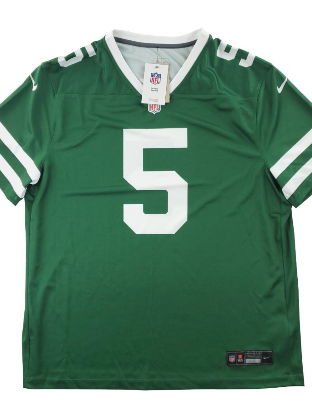 New York Jets Football Jersey NFL Nike Dri-Fit Swoosh Garrett Wilson 5 XXL NWT